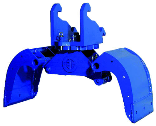 Sorteergrijper mechanisch roterend dichte schalen