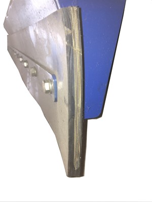 HS 120-Rubber 1300x240x25mm met koordlagen.
