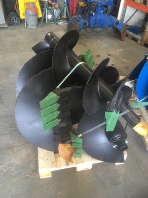 GBR 150 grondboor met tanden past op LSD 40,50