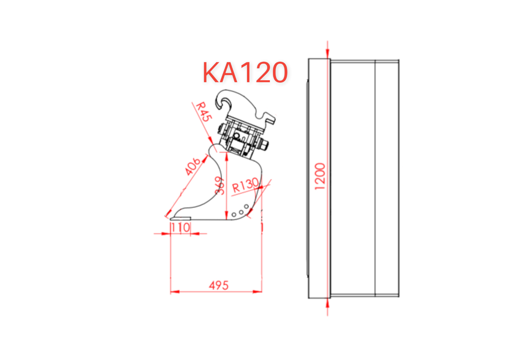 KA 120-2 Kantelbak met CW05