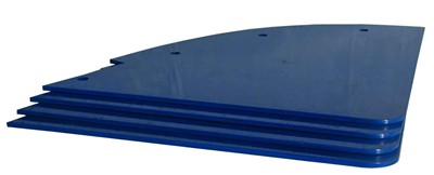 Demontabele zijplaten incl. bouten en moeren set van 4 stuks voor SOR 125 en SOR 200