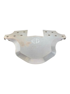 TK 25 mes Hardox 500 15 mm dik schroefdraad in het mes